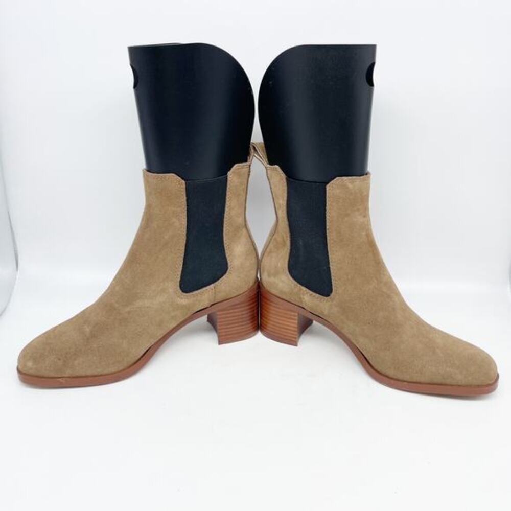 Steve Madden Women's Rhiannon Chelsea Boot‎ Cognac Suede Size 6.5M - Picture 6 of 15